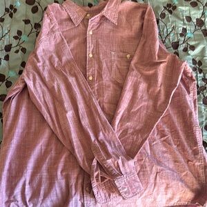 The Foundry Supply Co. Red Casual Button Down Shirt